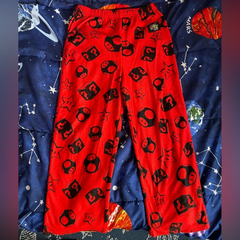 Nintendo Super Mario Movie Boys Pajama Set Size 6 - Picture 5 of 8